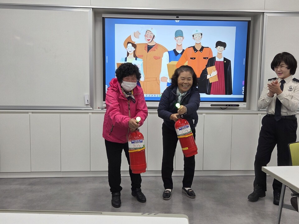 벌교도서관, 성인 문해학습자 대상 실전형 소방안전교육 실시