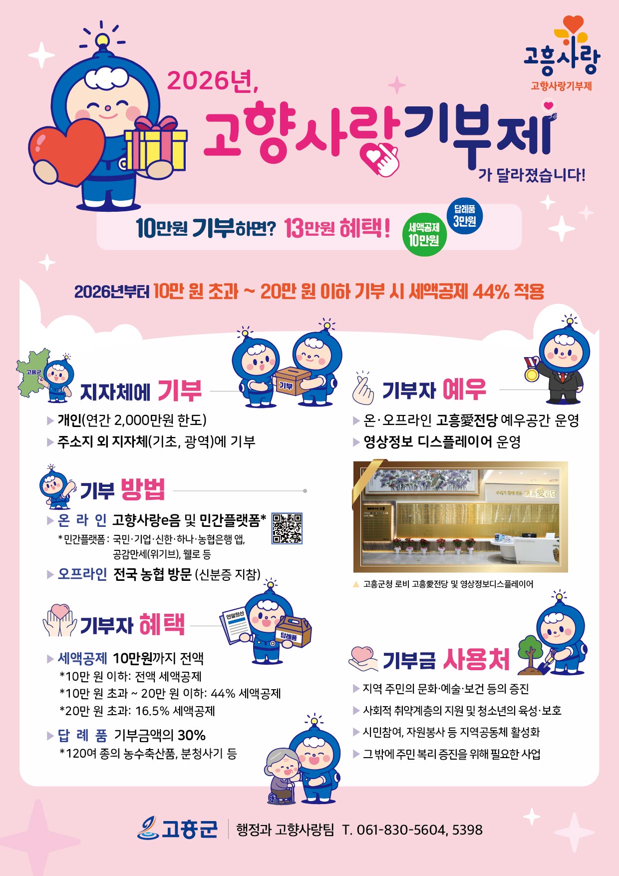 전남체전 현장에서 만나는 고흥의 향기, 고향사랑기부제 홍보부스 운영