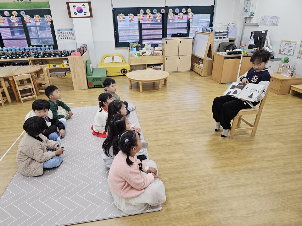 광양중동초병설유, 초등생 ‘찾아가는 아침 그림책’ 운영