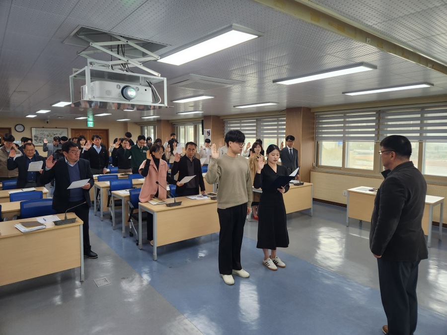 고흥교육지원청, 반부패 실천 의지 다진 ‘청렴실천 결의대회’ 개최