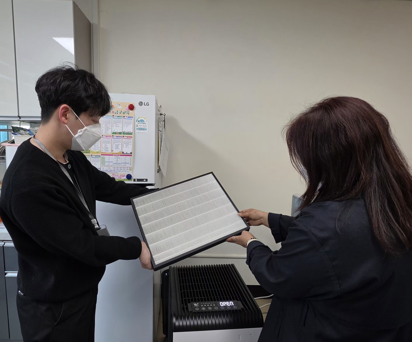 광주시교육청, 학생 건강 지킨다…봄철 미세먼지 대비 학교 현장 점검