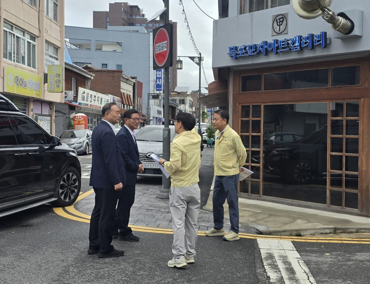 강성휘 목포시장, 장마철 대비 침수우려지역 현장 긴급점검