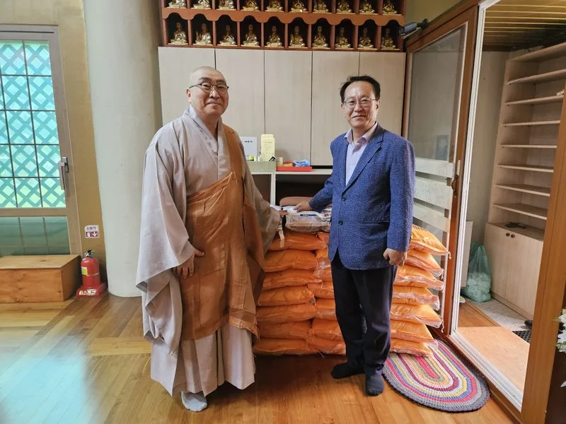 담양 정토사, 지역 사랑 담아 백미 500kg 后원 전달 - 복지 | 시민의 눈