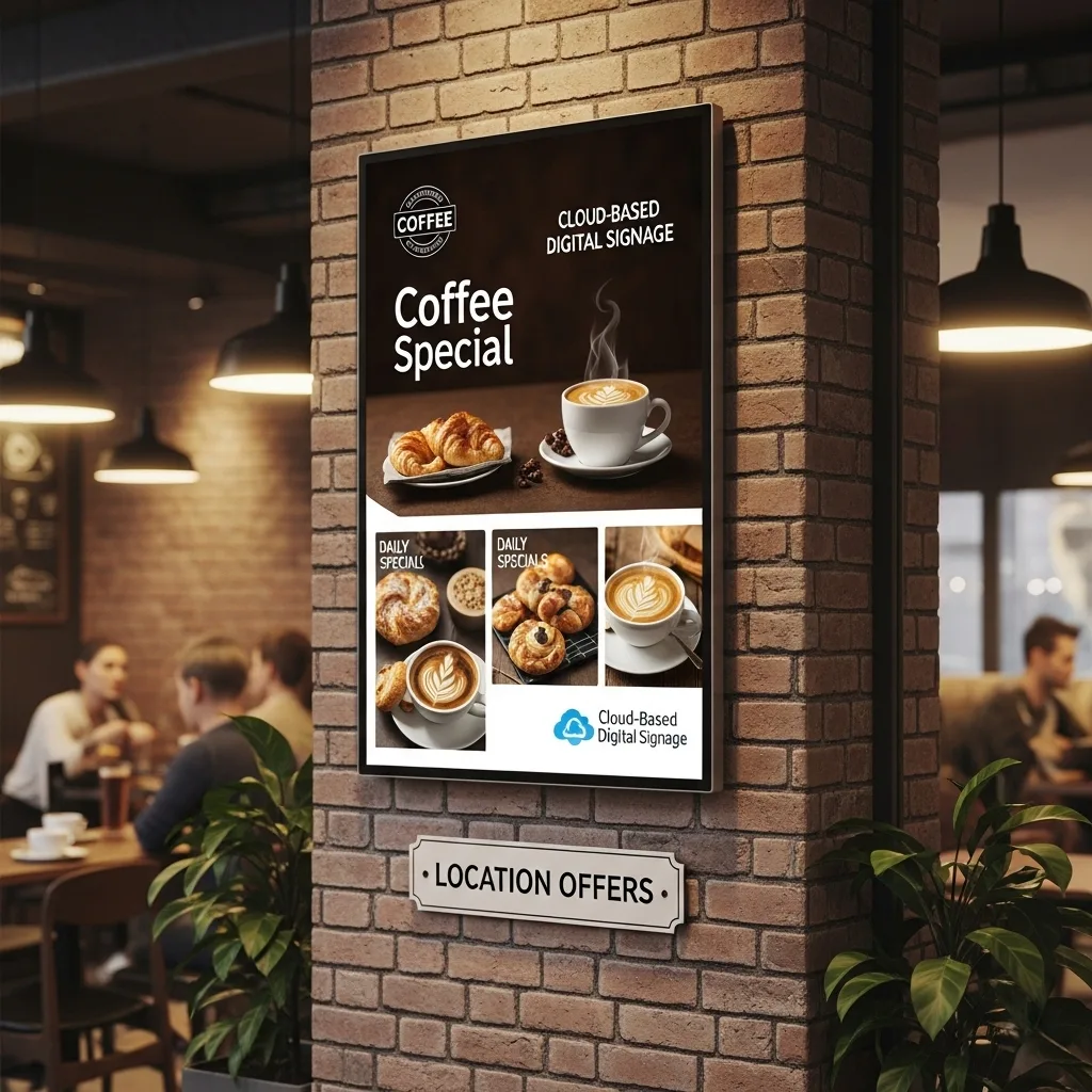 Cloud-Based Digital Signage Location offers -Creative Ways to Use Digital Advertising Displays for Maximum Impact