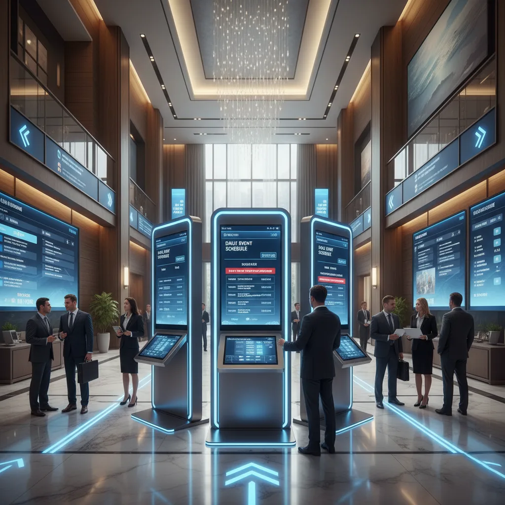 5. Communication for Events & Conferences - How Digital Signage for Hotels Improves Guest Communication