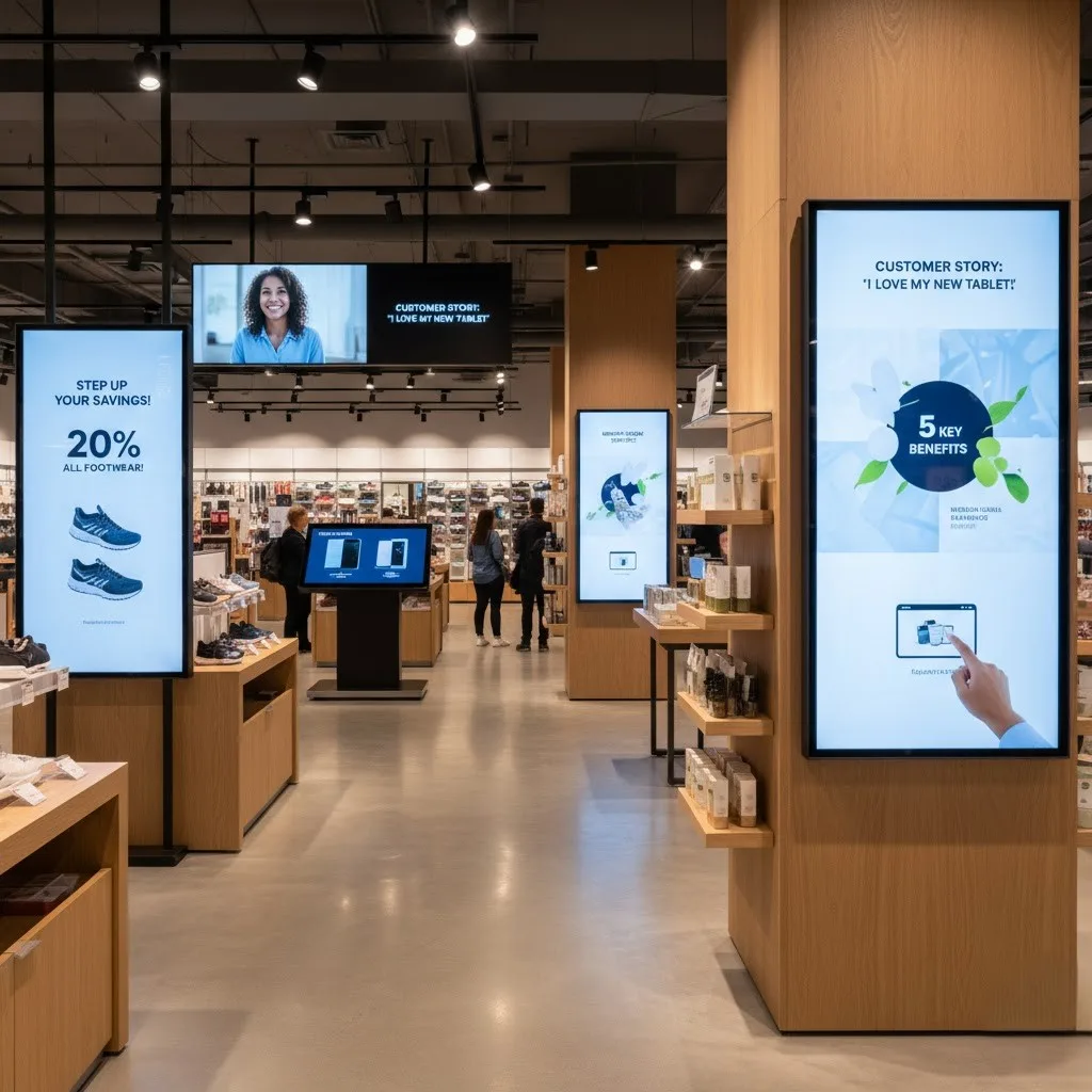 Growth in Sales and Engagement - Top 5 Benefits of Digital Signage