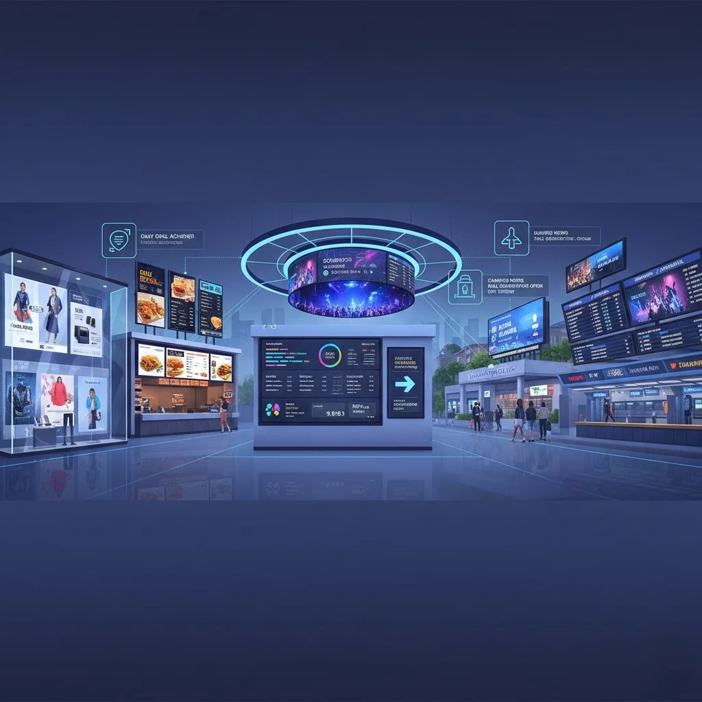 Where Digital Signage is Used - What is Digital Signage Software & How Does It Work