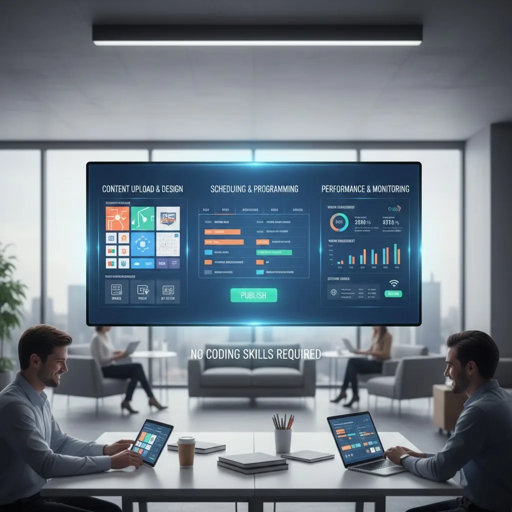 Set up the digital signage software - How to Turn Any Screen into a Digital Display
