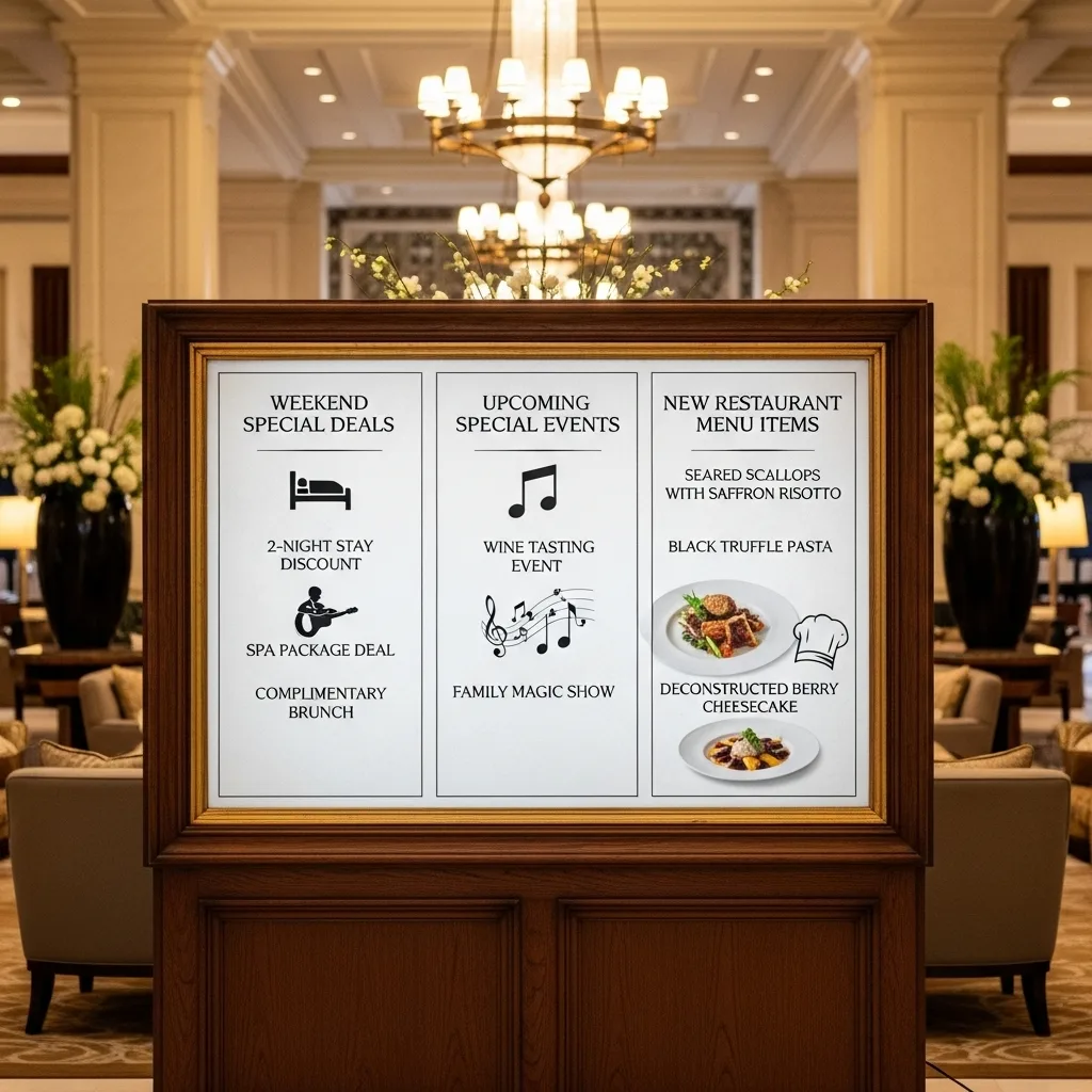 Subtle Promotions, Strong Impact - How Signage for Hotels Can Boost Brand Image and Guest Engagement