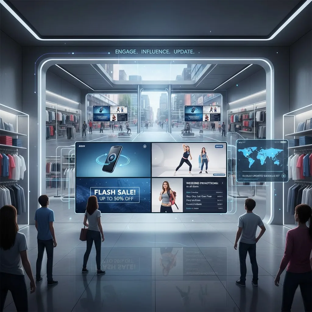 Retail: Enhance Interaction and Revenue Generation - Digital Signage Solution for Every Industry