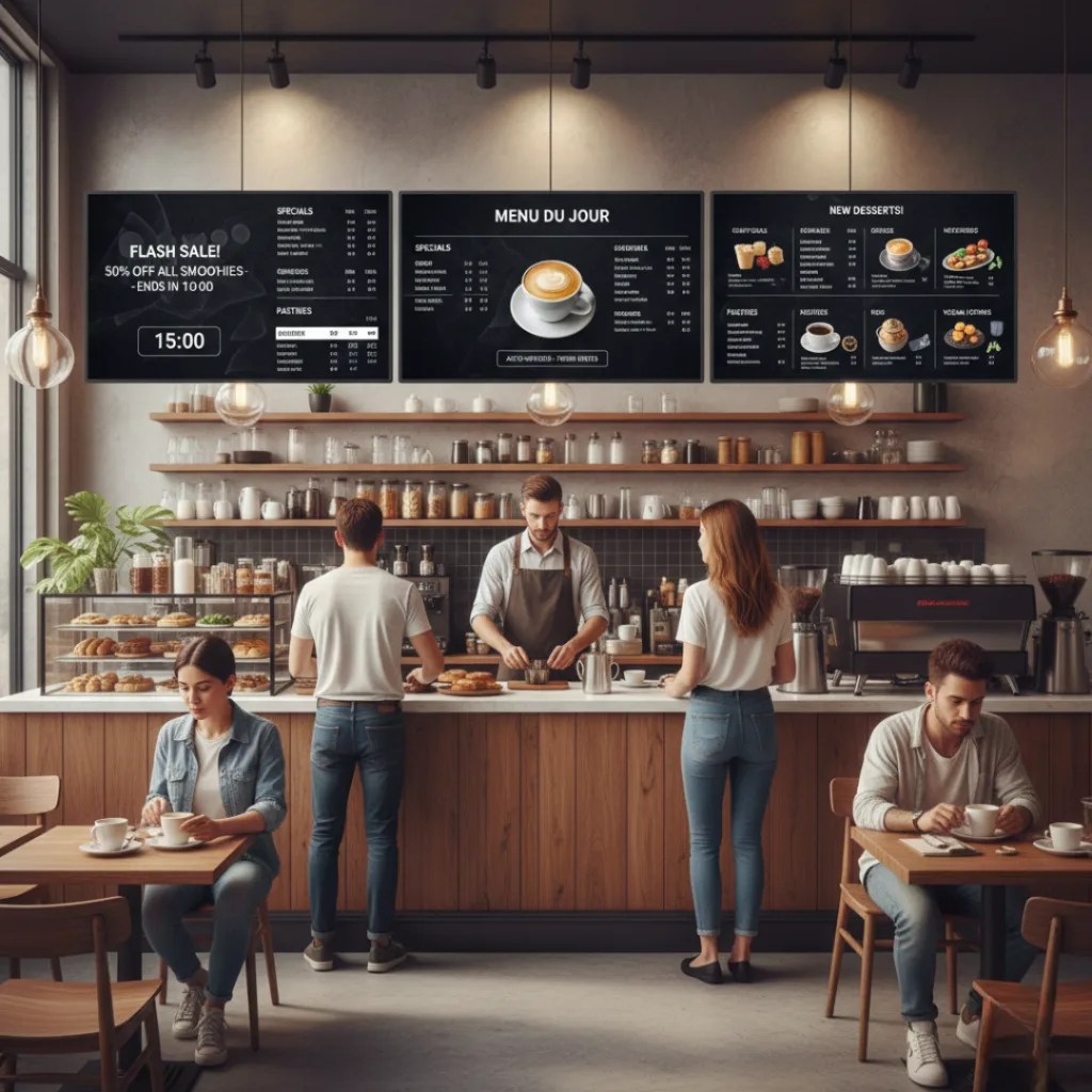 Restaurants & Cafes: Menu Boards That Update Automatically - 5 Real-World Examples of Digital Signage That Actually Work
