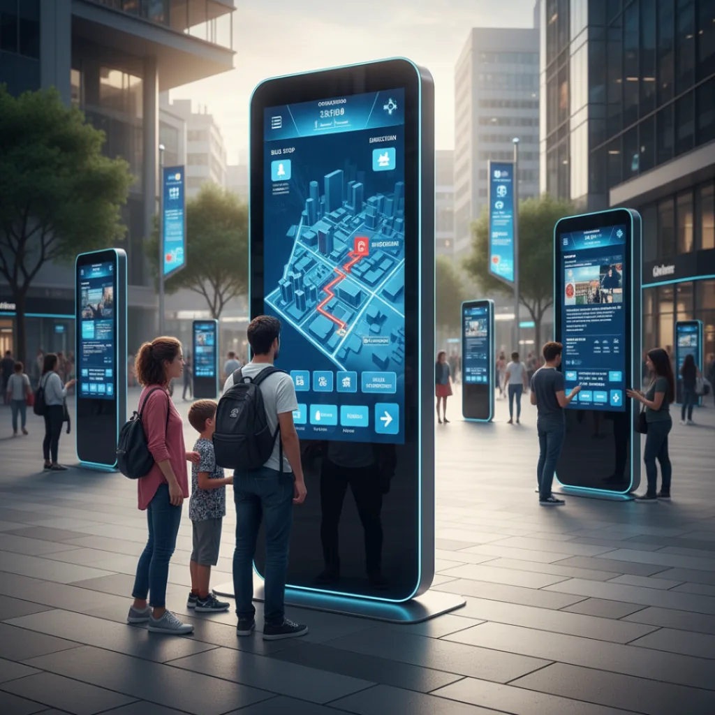 Interactive Signage for Navigation and Information in public spaces