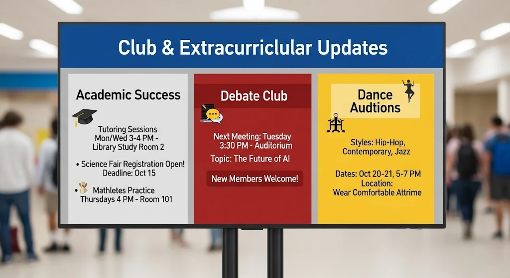 9. Club & Extracurricular Updates - 10 Ideas for Classrooms and Campuses