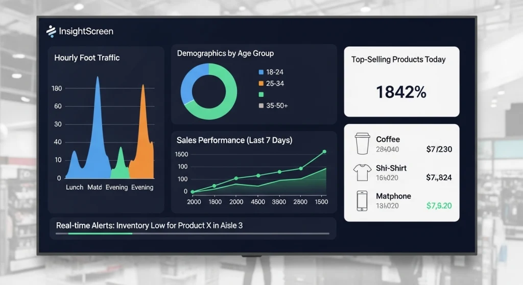 Data Analytics Insights - Top 10 Benefits of Using Retail Digital Displays
