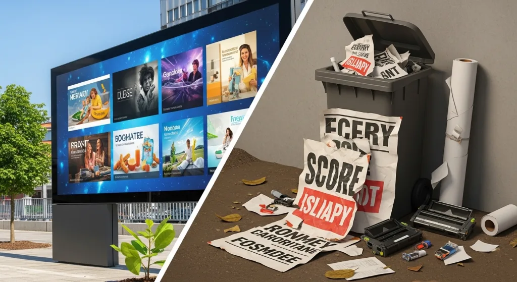 Environmentally Friendly Replacement for Traditional Signage