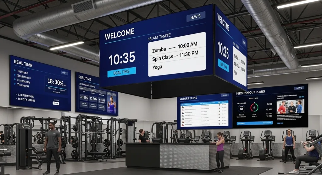 Why Gyms Are Adopting Gym Digital Signage - Gym Digital Signage: 7 Ways to Boost Member Engagement and Retention