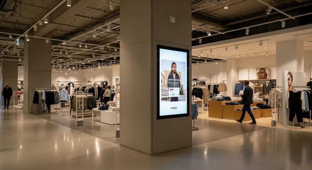 Placing Screens Where Customers Don’t Naturally Look