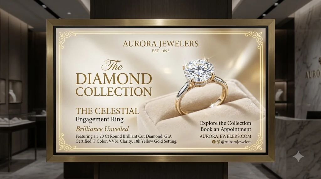 Set the Mood (The "Vibe" Factor) - Jewellery Store Signage: Creating Premium Visual Experiences