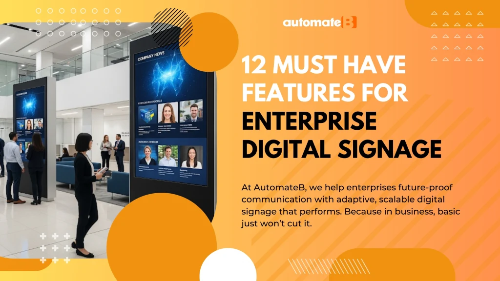 Orange Memphis Digital Marketing Blog Banner Digital Signage Solution