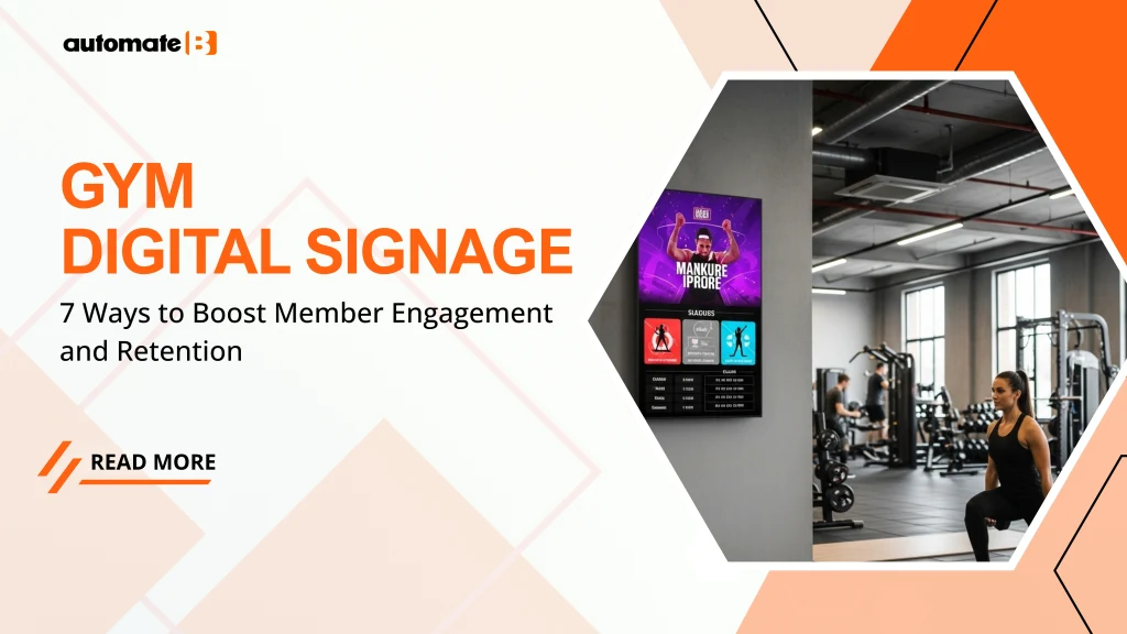 Gym Digital Signage: 7 Ways to Boost Member Engagement and Retention