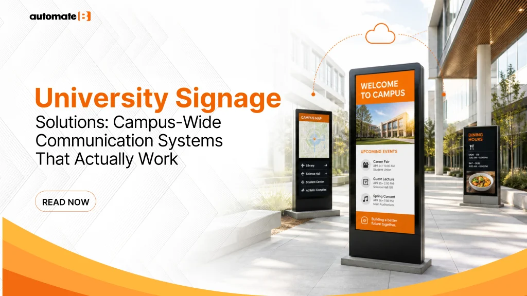 University Signage Solutions: Campus-Wide Communication Systems That Actually Work