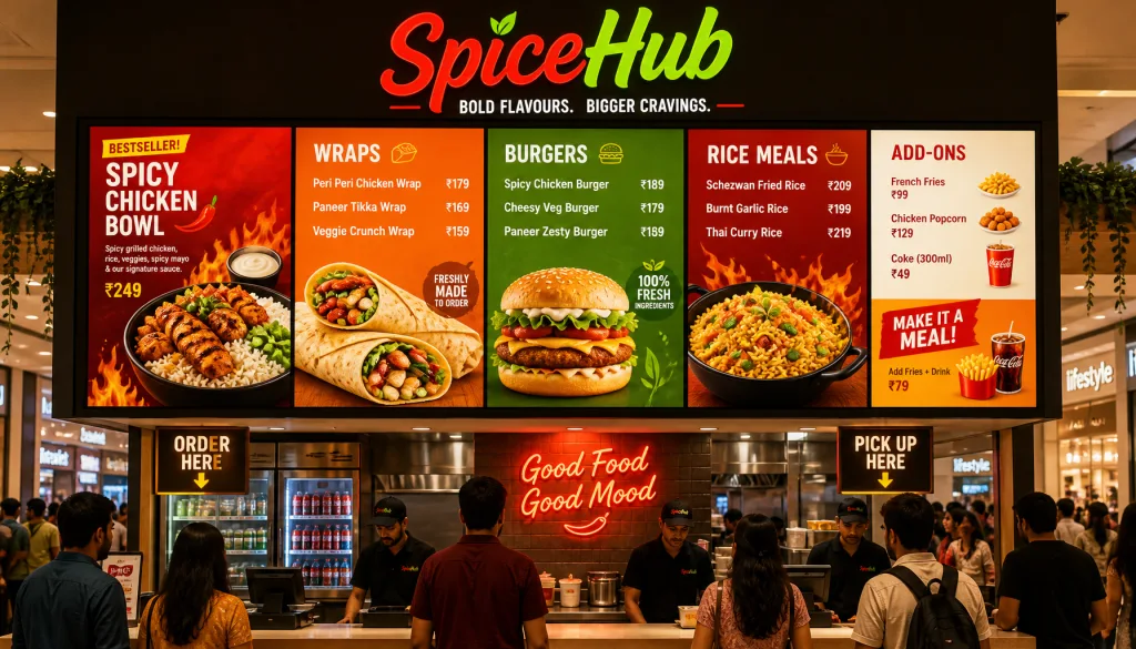 Food Menu Signage Design Tips That Boost Appetite and Sales