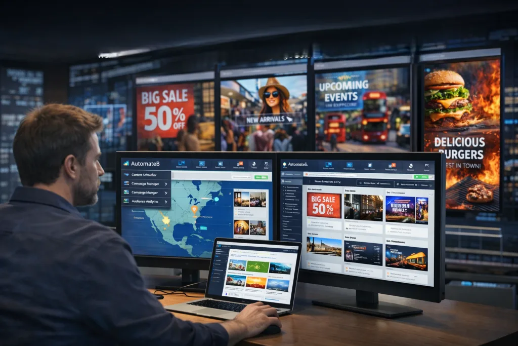 5. Controlling All Screens from One Place - Why Your Ads Deserve Smarter Screens: Enter Digital Signage Software