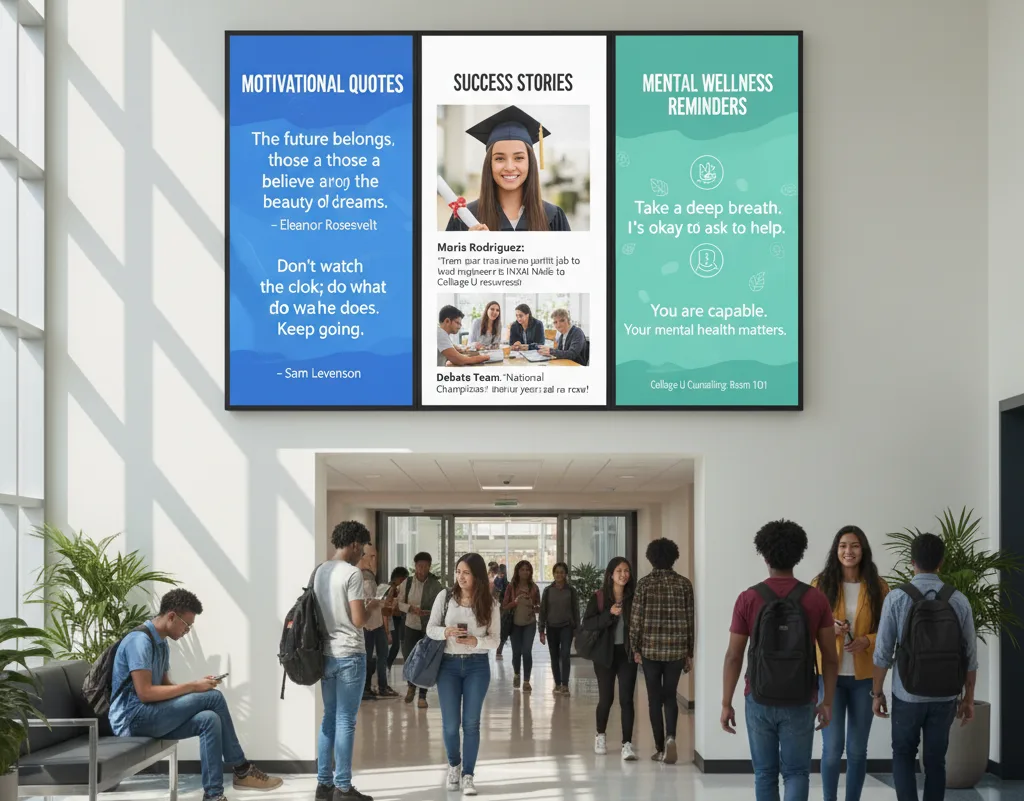 8. Motivational Messages - 10 Creative Ideas for Classrooms and Campuses