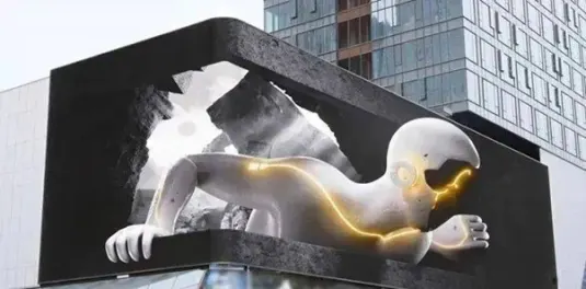 3D, Holographic & Anamorphic Displays