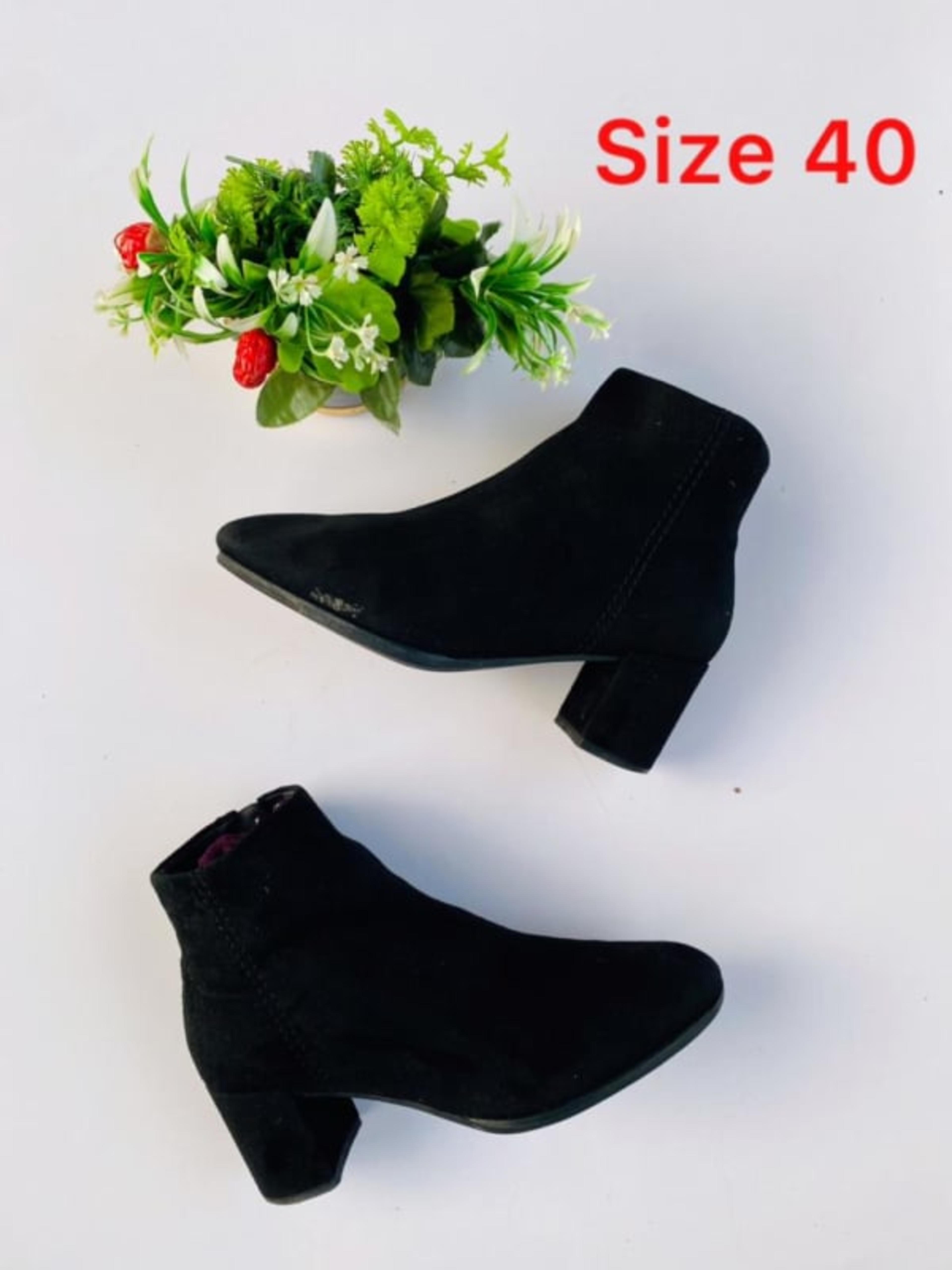Black Ankle Boots Size 40