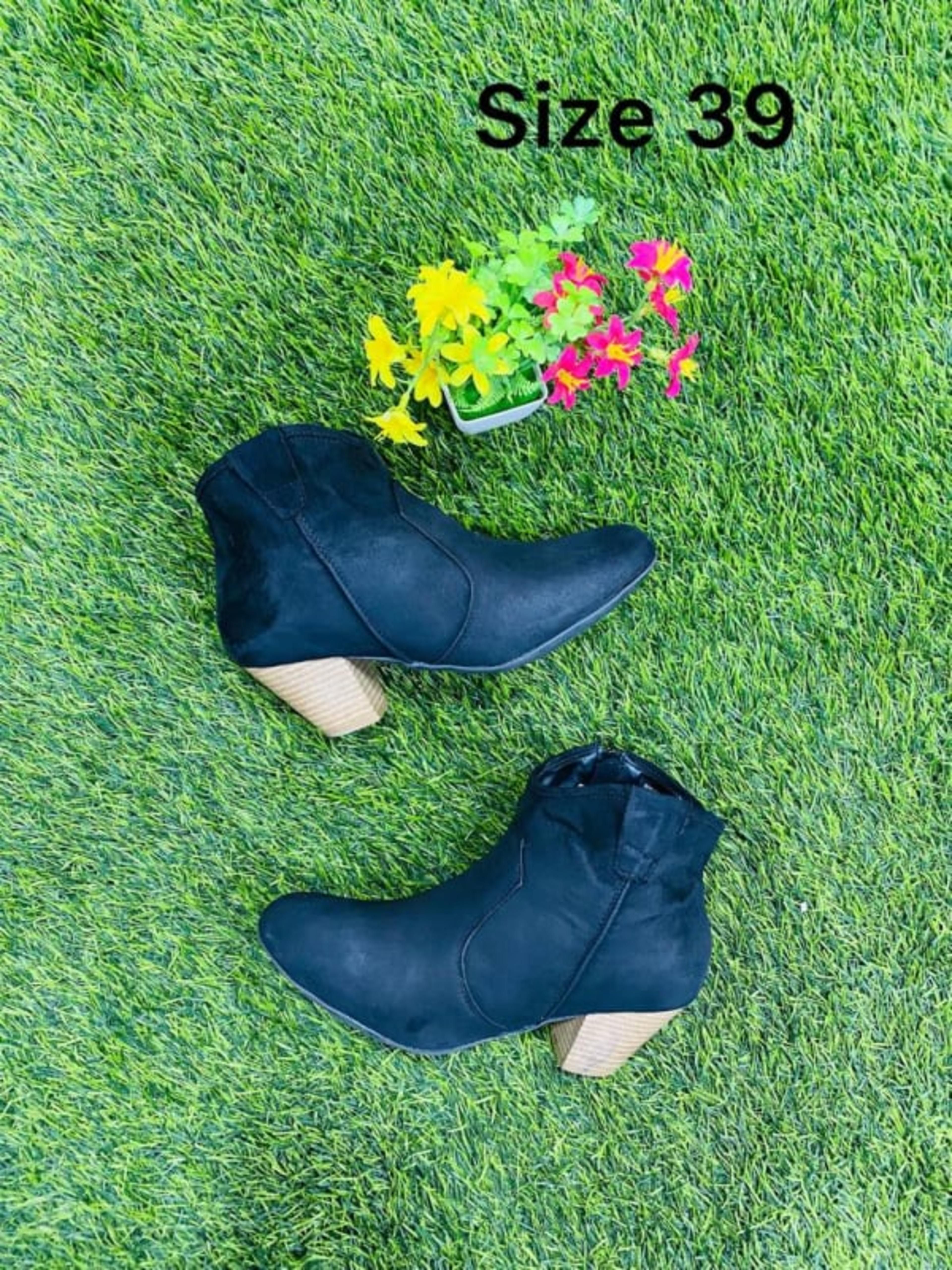 Black Ankle Boots Size 39
