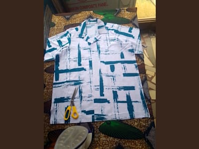 Patterned Short Sleeve Shirt
