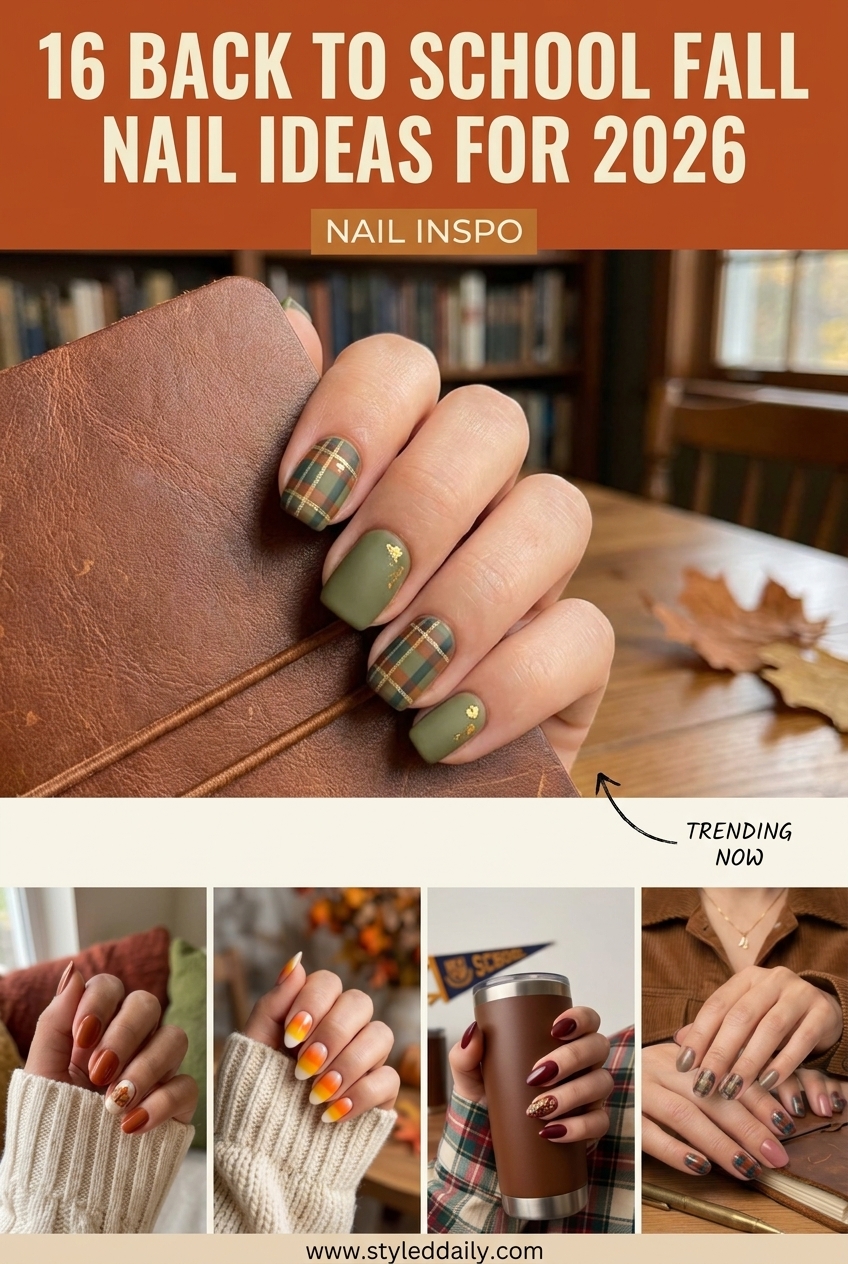 16 Back To School fall nail Ideas For 2026
