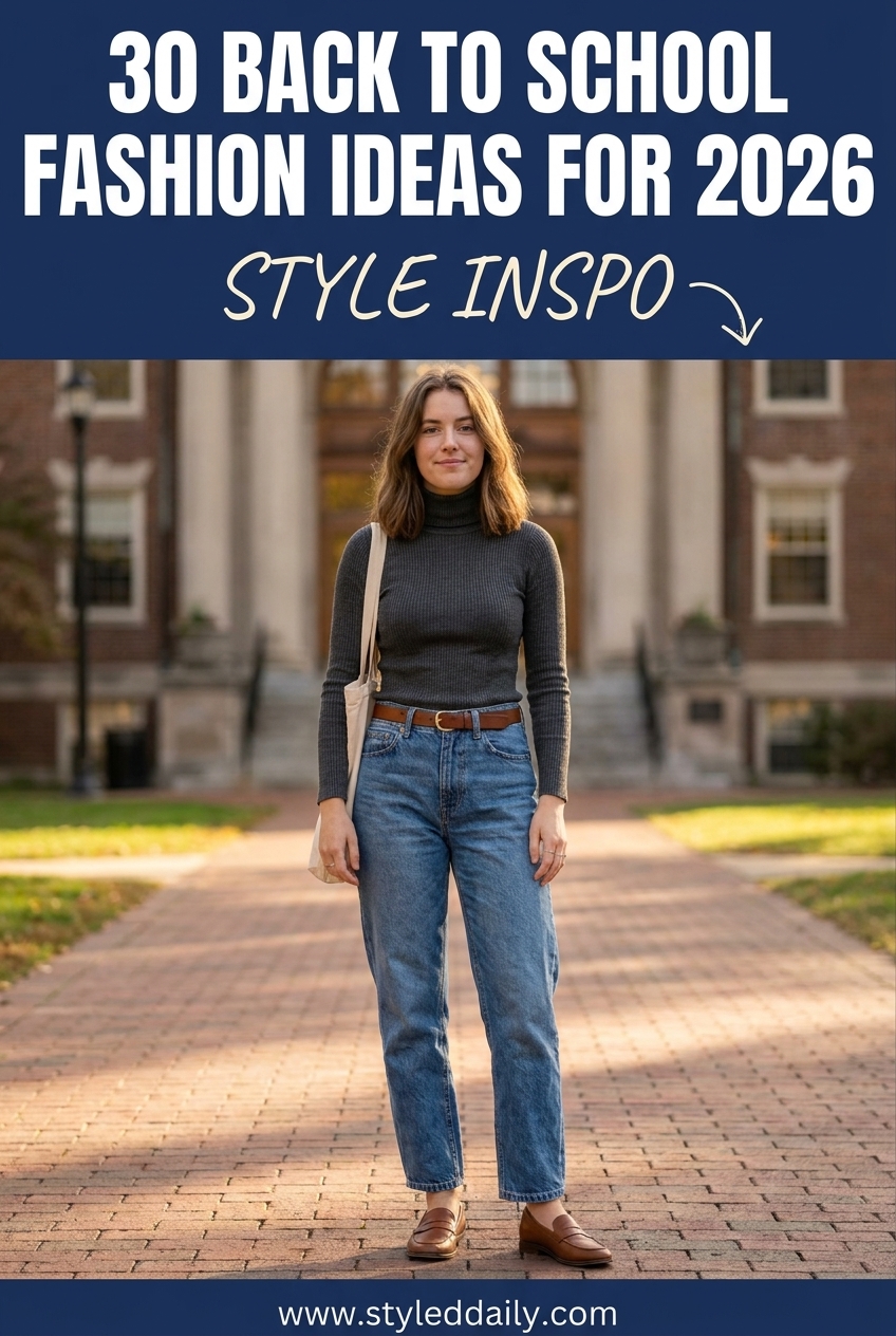 30 Back To School Fashion Ideas For 2026