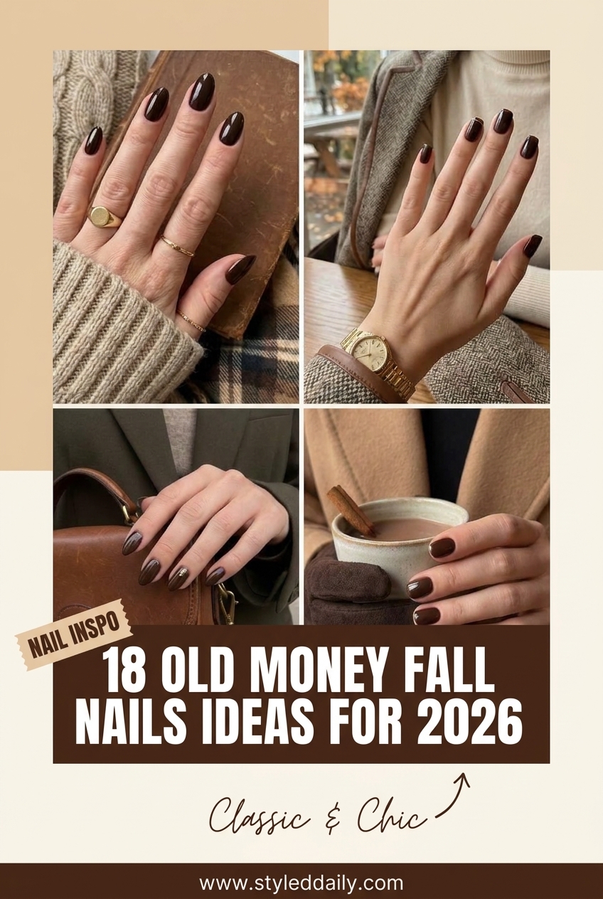 18 old money fall nails ideas for 2026