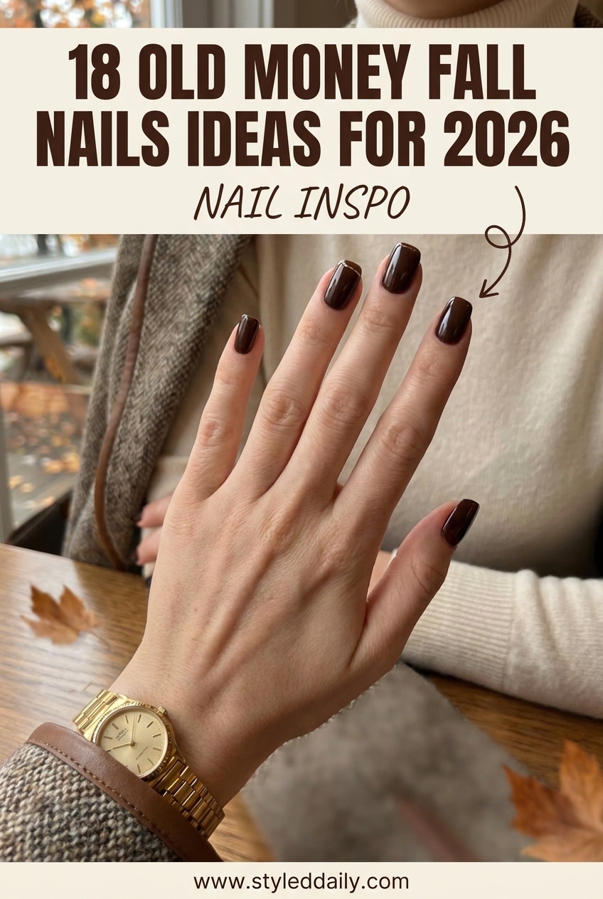 18 old money fall nails ideas for 2026