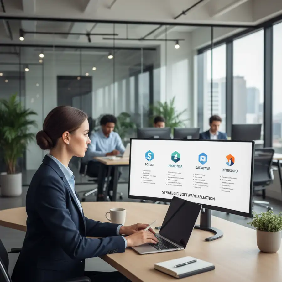 Graph illustrating cost savings and optimized usage from SaaS software asset management