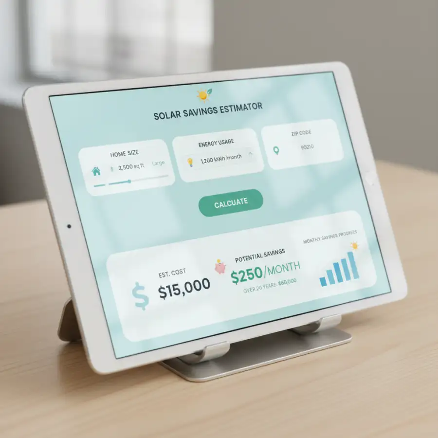 Diagram showing energy flow from solar panels to a home and the grid, highlighting independence.