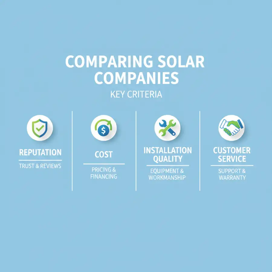 Homeowner reviewing detailed solar installation quote with a consultant, comparing options.