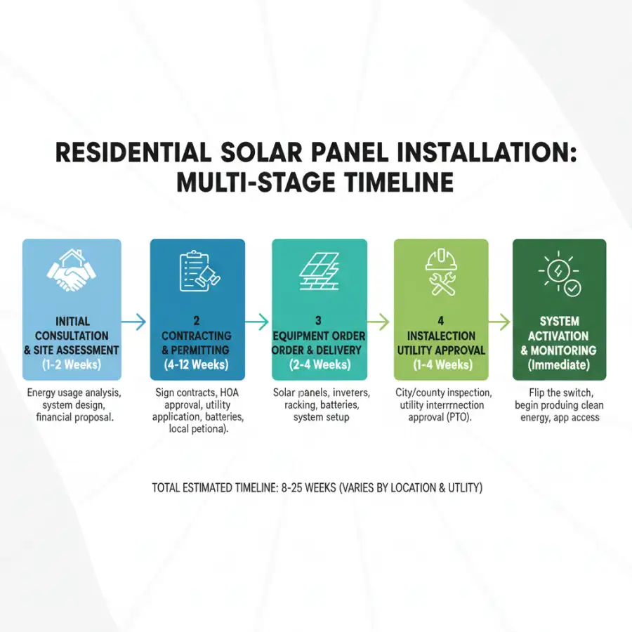 Close-up of a solar inverter displaying real-time energy production, showing a functional system.