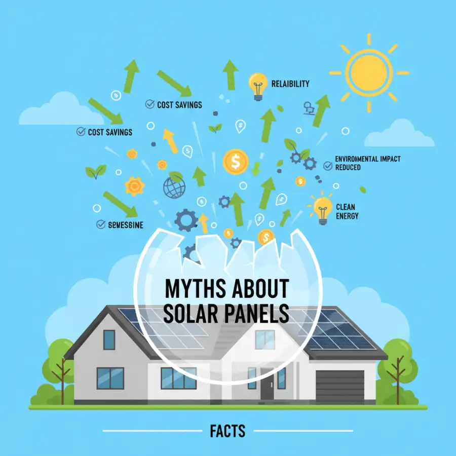 Rooftop solar installation on a modern home, showcasing aesthetic appeal and long-term property value.