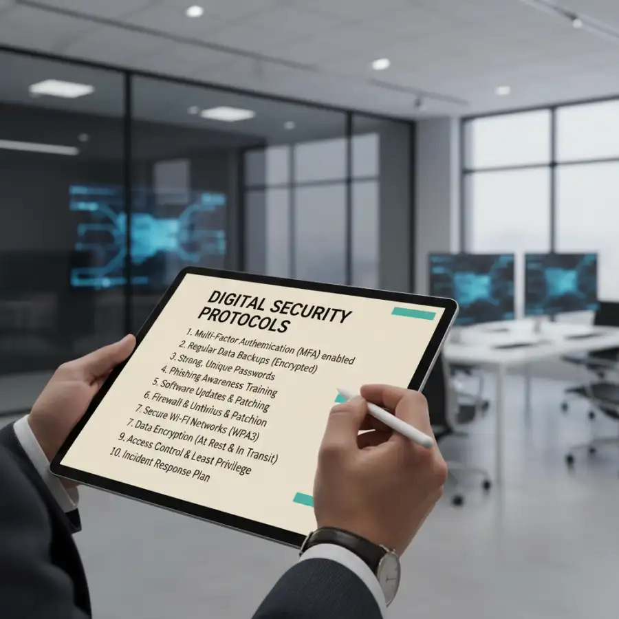 Employees engaged in a cybersecurity training session, emphasizing human vigilance and a strong security culture.