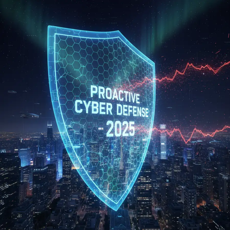 A deepfake video call on a smartphone, illustrating an AI-powered social engineering cyber threat.