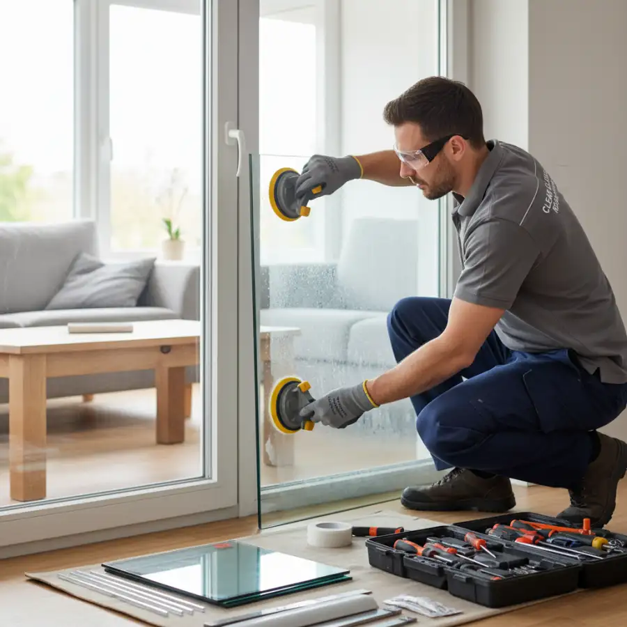 A comparison graphic outlining window repair versus full replacement, highlighting costs and benefits.