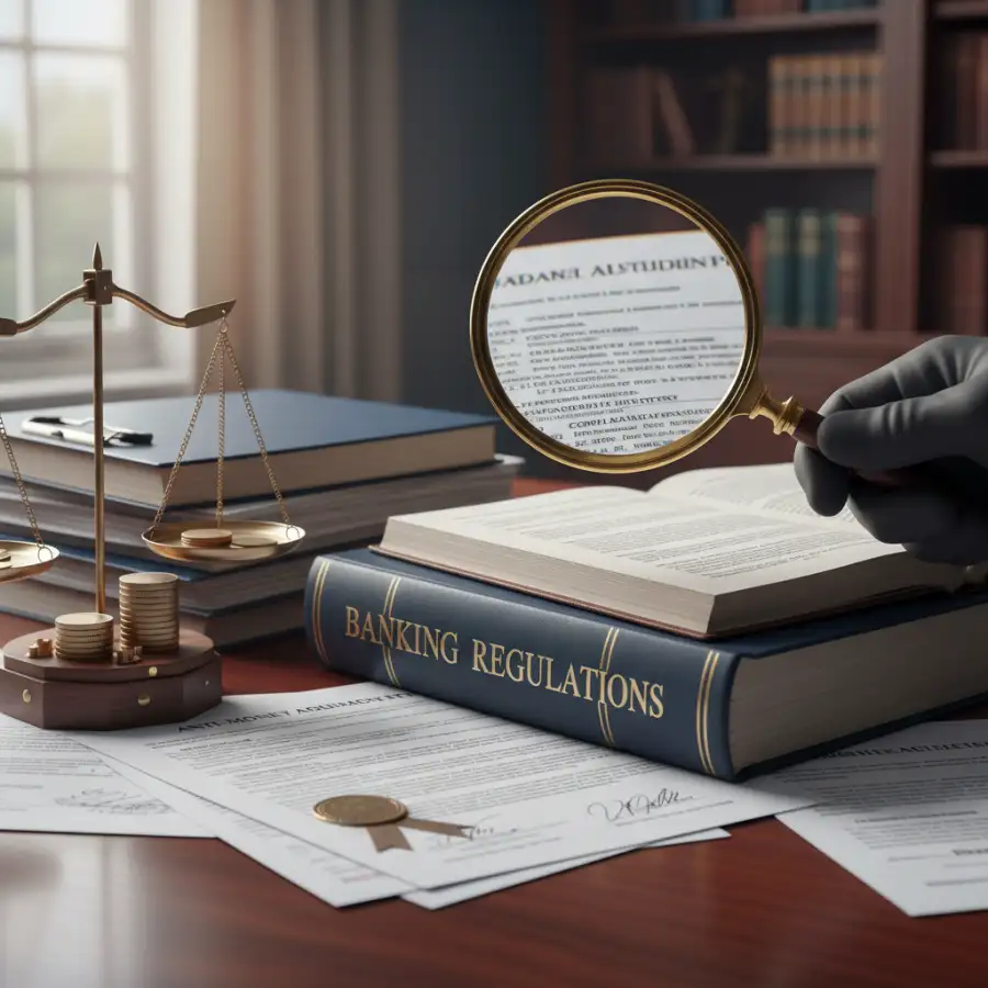 Visual metaphor for transparency and regulation in financial systems