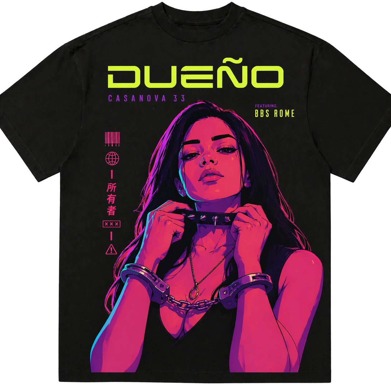 DUEÑO — Cyberpunk Graphic Tee