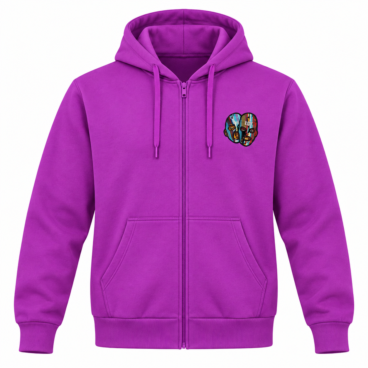 Carte Blanche E.O.D Graphic Zip Hoodie — Purple