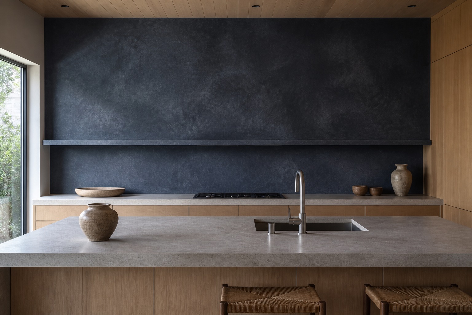 Cocina e interiores de lujo con acabado de Chukum