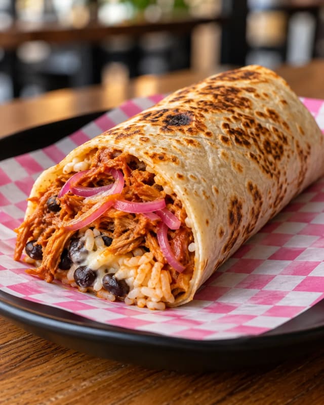 Cochinita Pibil Burrito