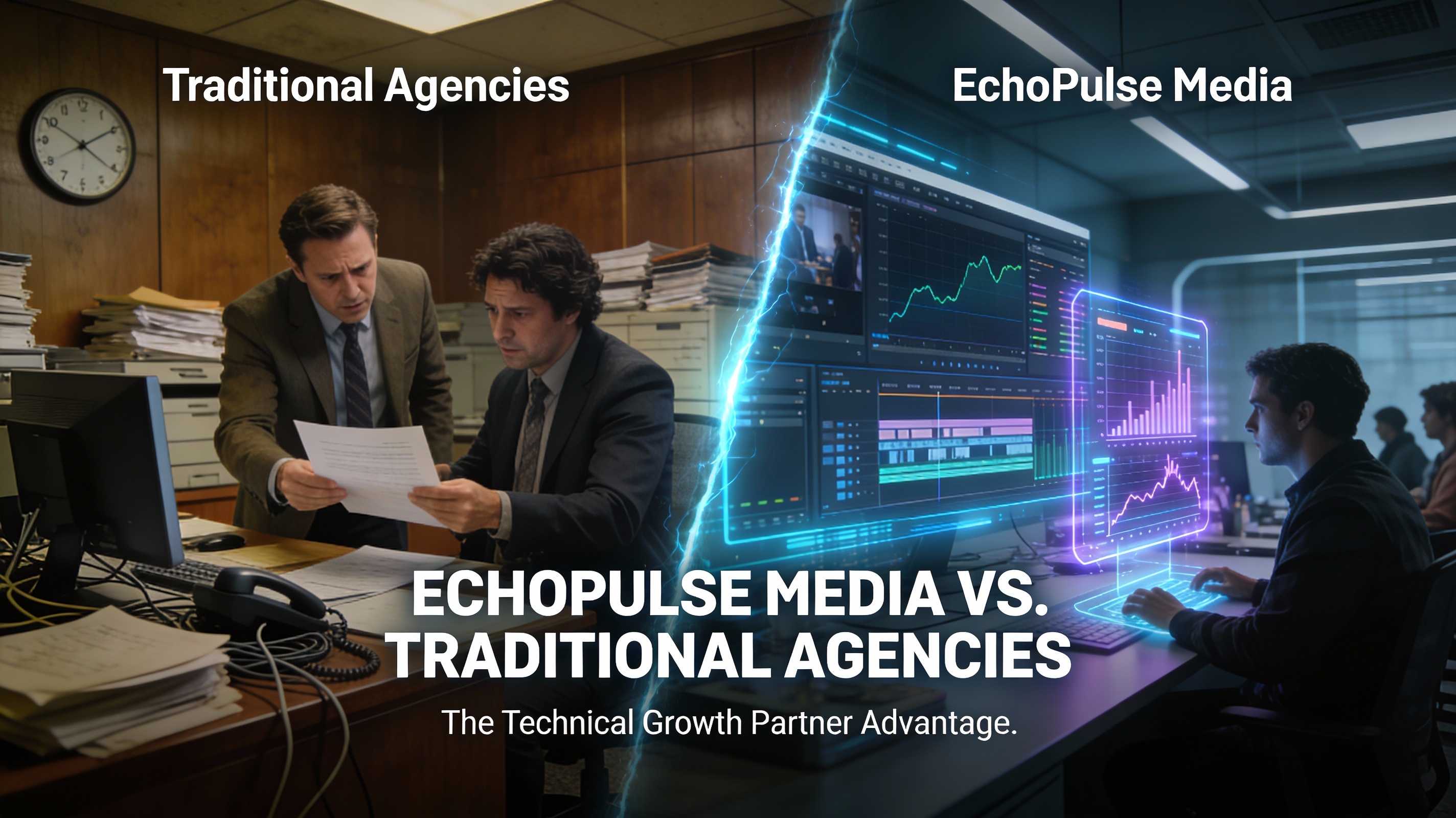 The Agency Model is Broken: Why Your Brand Needs a Technical Growth Partner (EchoPulse Media vs. Traditional Agencies)